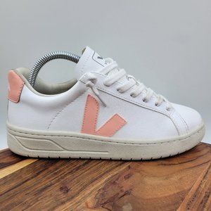 Veja Urca CWL Shoes Women's 7 White Pink Comfort Athletic Casual Fashion Sneaker